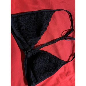 Victoria's Secret Size XS‎ Navy Lace Racerback Bra Bralette